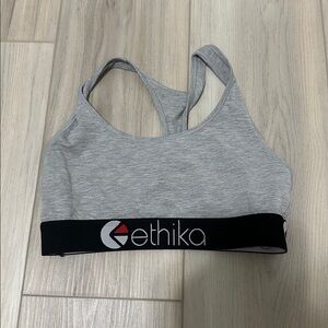 Ethika Light Gray Sports Bra